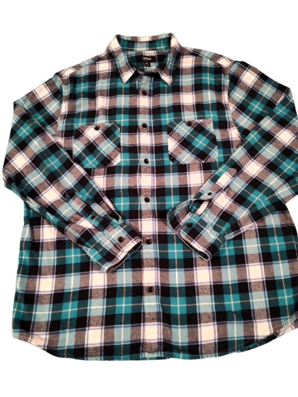 Urban Pipeline XL Men's Black, Turquoise, & White Shirt